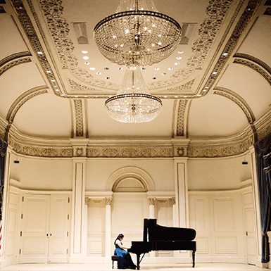 Photo of piano recital