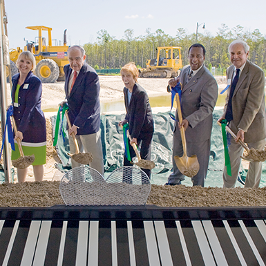 Groundbreaking - Music Education and Performance Building at the Arts Complex