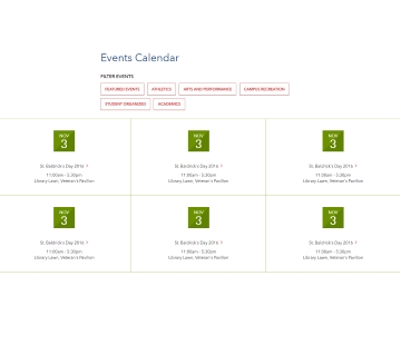 calendar snippet