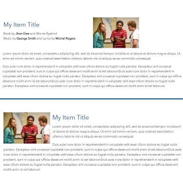 text image snippet