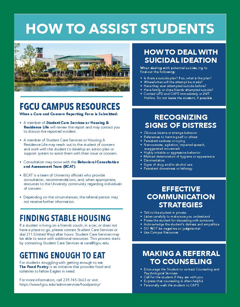 Student Care Services Resource Guide Page 3
