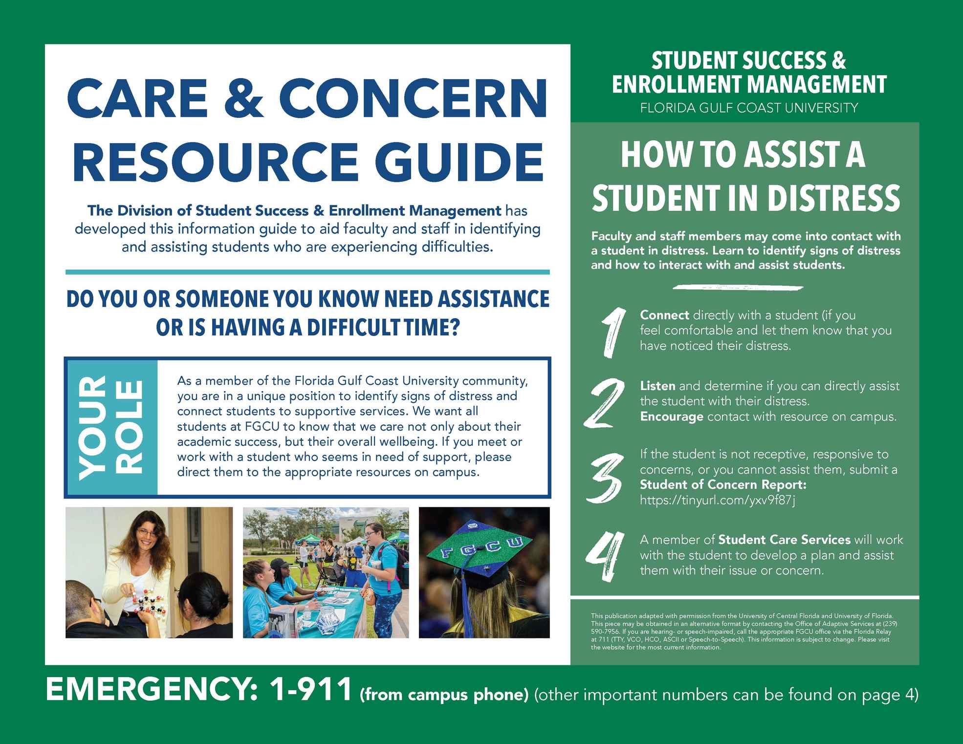 Student Care Services Resource Guide Page 1