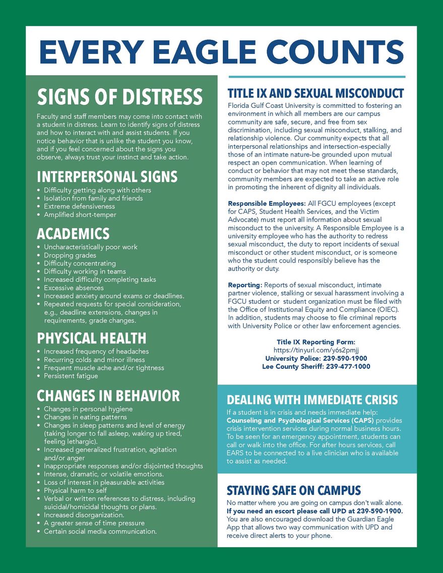 Student Care Services Resource Guide Page 2