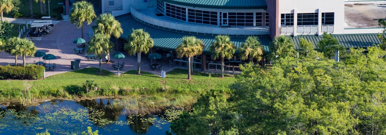 Cohen Student Union Lake