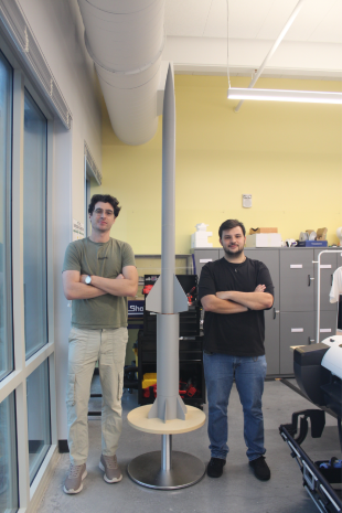 Luca Principi and Mattia Barbarossa, visiting research scholars in the Deep Tech Club.