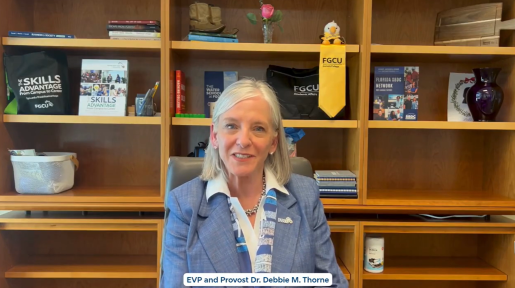 EVP & Provost Dr. Debbie Thorne welcomes the FGCU community to the 2026-27 academic year
