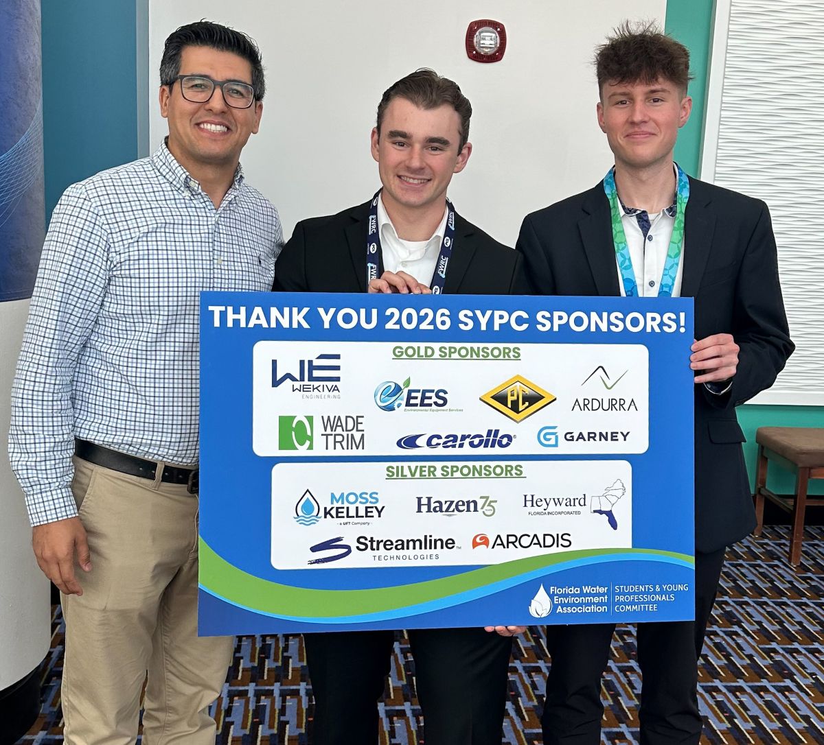 Environmental engineering students, mentored by FGCU alumnus John Herman, won first place in the Environmental Engineering section of the Florida Water Environment Association Student Design Competition
