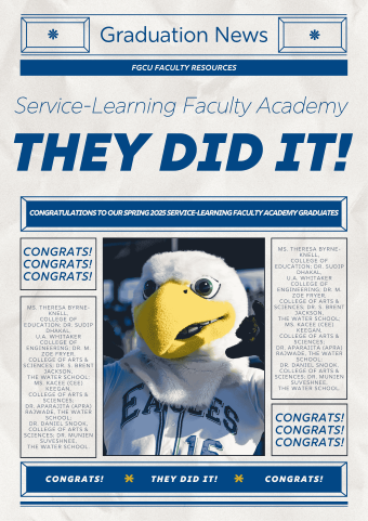 Eight Ģ��TV faculty complete Spring 2025 Service-Learning Academy