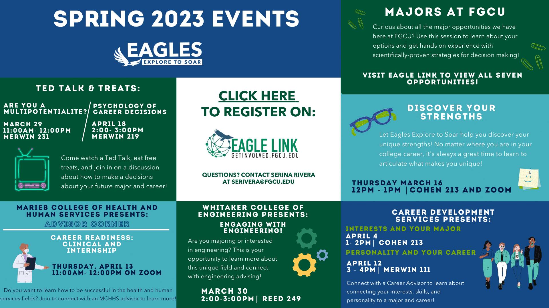 Eagles Explore to Soar Spring 2023 Events