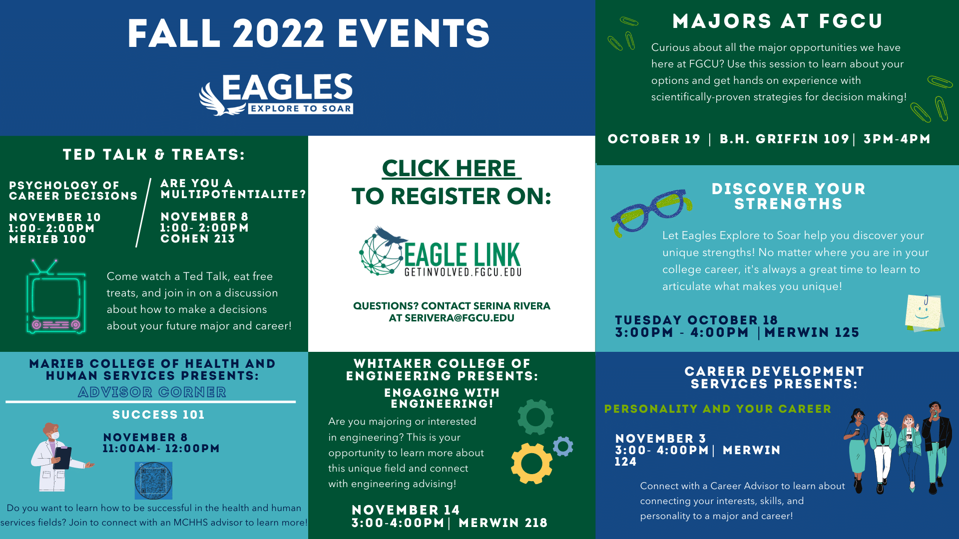 Eagles Explore to Soar Fall 2022 Events