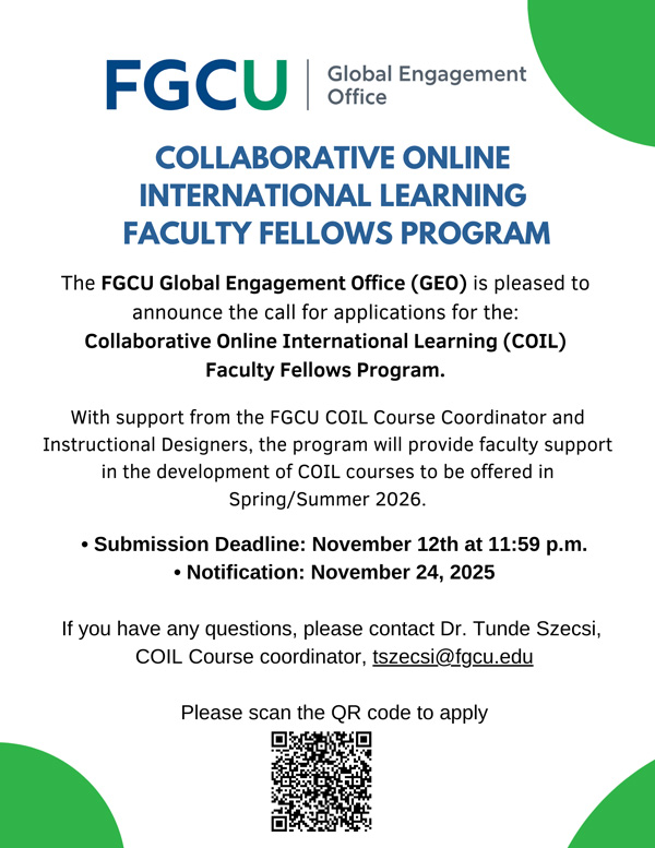 COIL Call For Applications Fall 2025