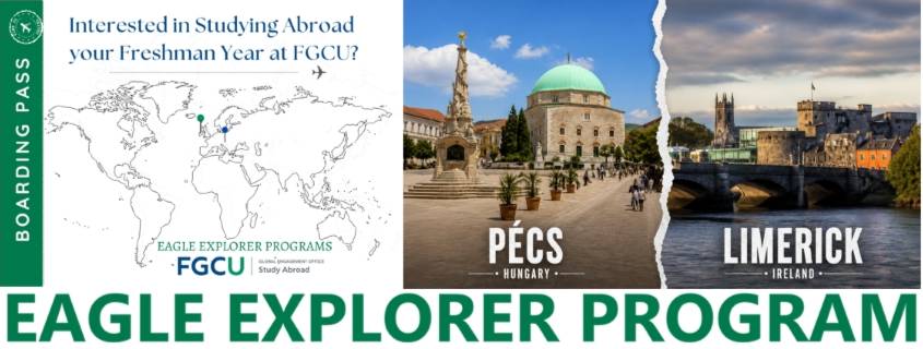 Study abroad in Ireland or Hungary your first year as a freshman