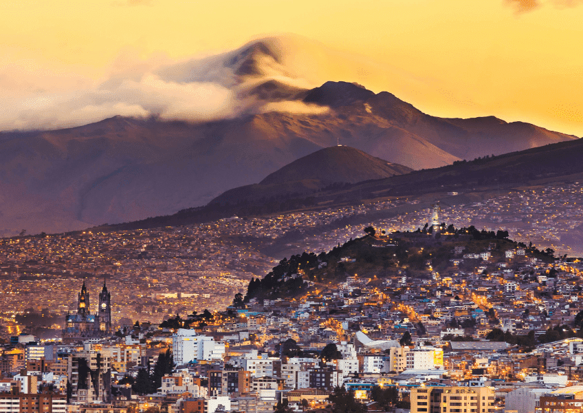 Picture of Quito, Ecuador.