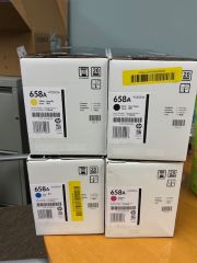 Toner HP 658A (1) Black (1) Cyan (1) Magenta (1) Yellow