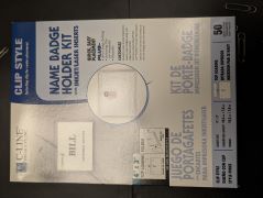 Name Badge Holder Kit