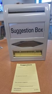Suggestion Box & Cards