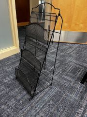 Literature Rack 31.5”Hx13”Wx12”D