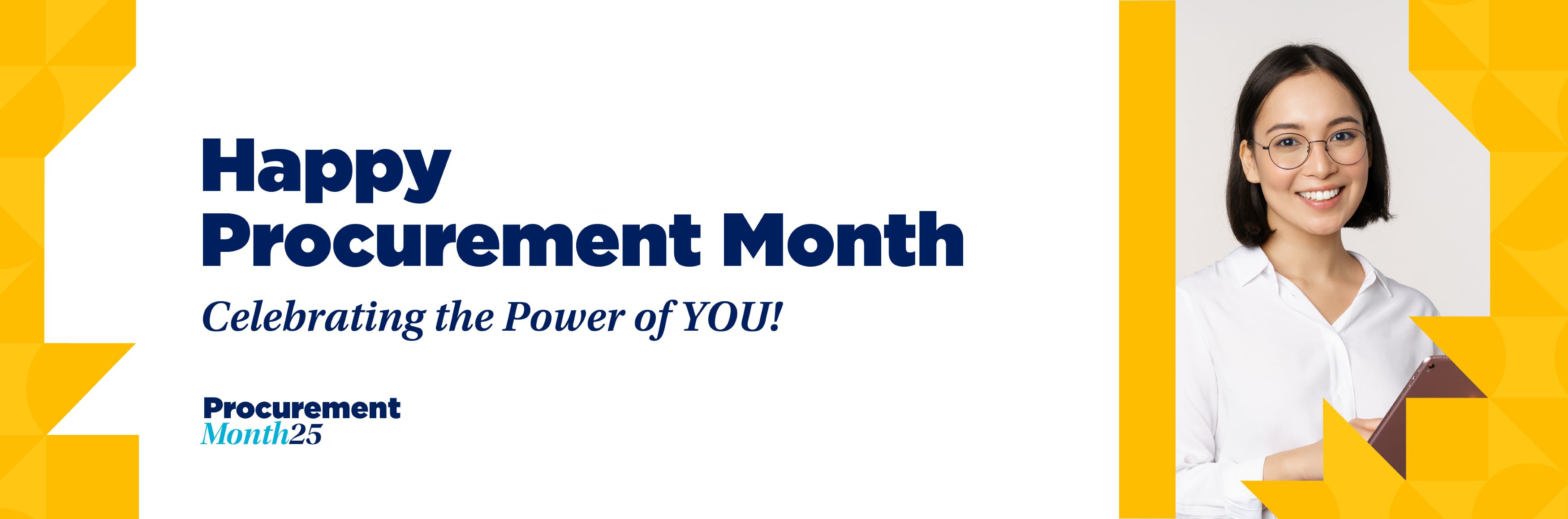 Procurement Month Celebration Banner