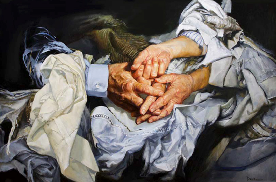 Lynn Davison. Refuge, 2024. Oil on aluminum, 32 x 48in.