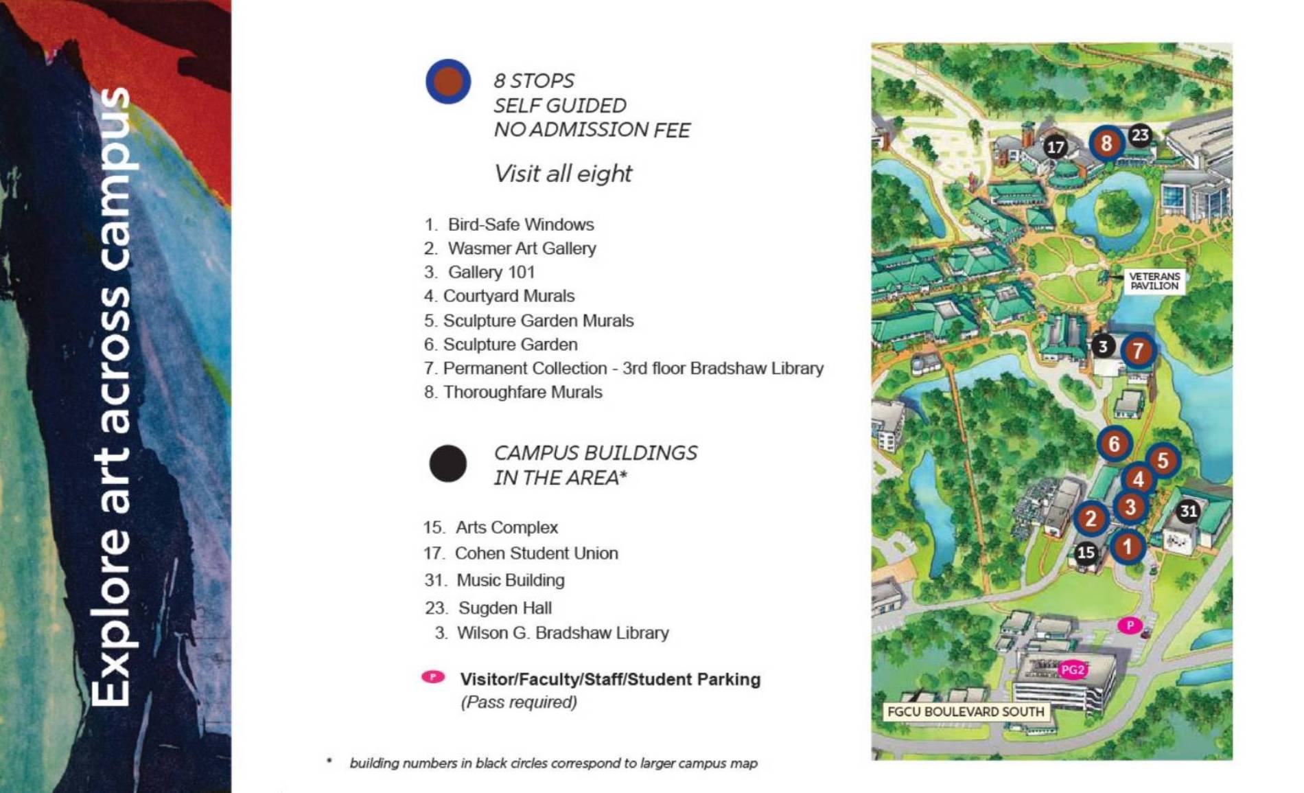 explore art on campus map explore art on campus map