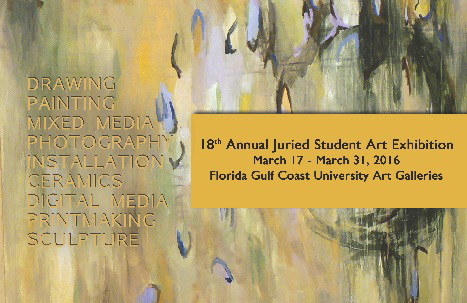 Juried Student show graphic