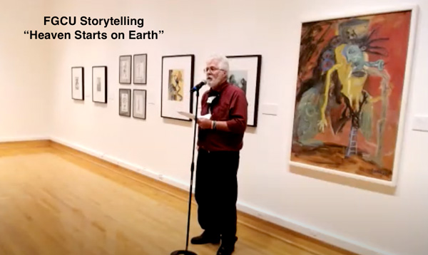 Storytelling Salon "Heaven on Earth" event with guest speaker Dr. Win Everham