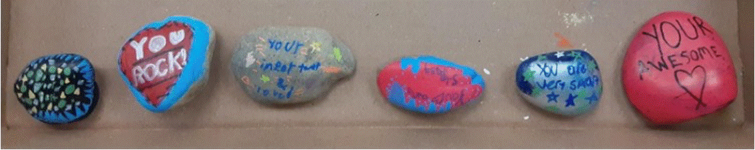 Rock painting in the schools