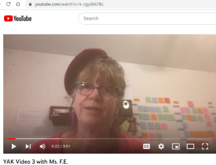Ms. F.E. shares her favorite things about the writing process