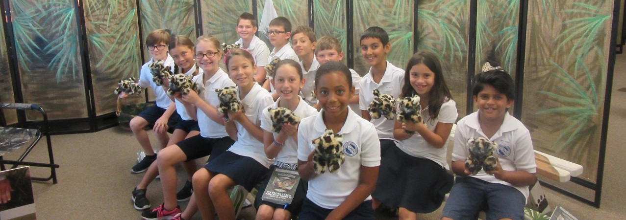 Kids with stuffed animals