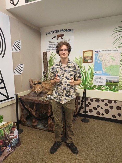 Image of Alex Cecil in classroom