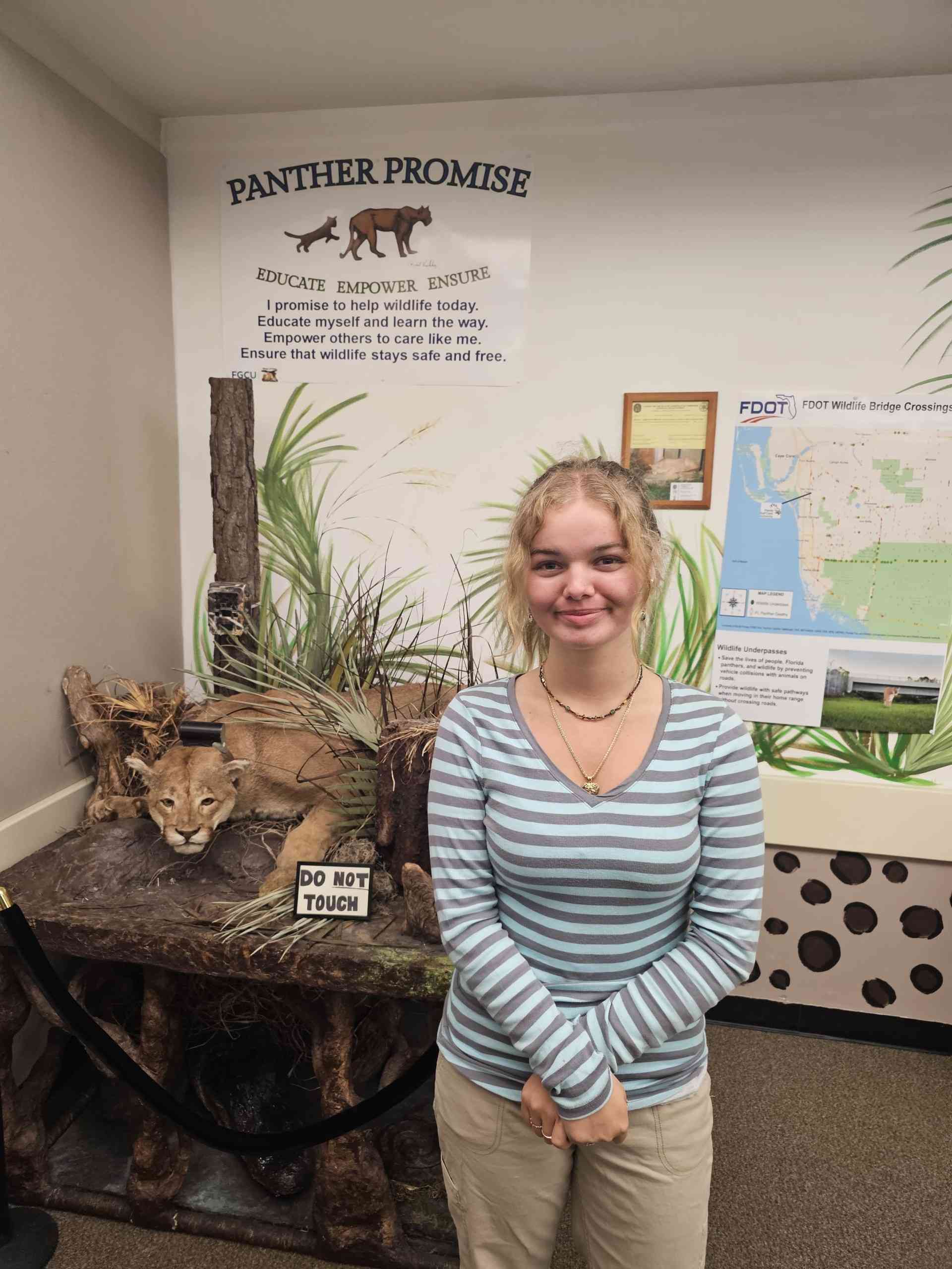 Image of Alyza LeBlanc in classroom