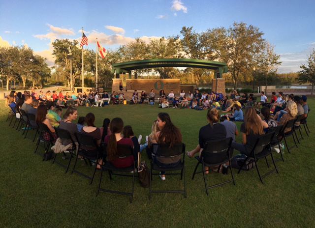 ADP library lawn meeting