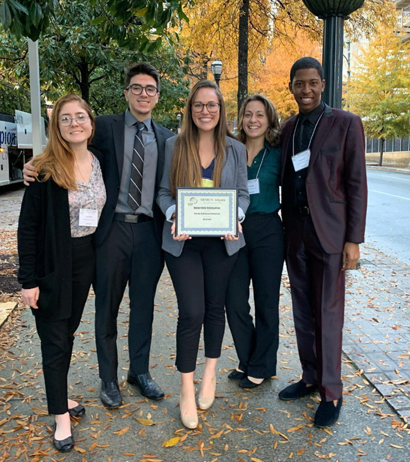 MUN competition team