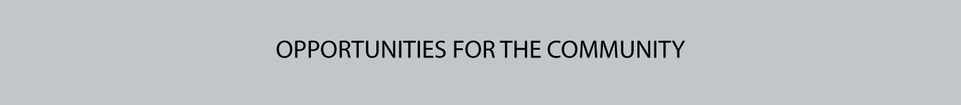 opportunities for the community