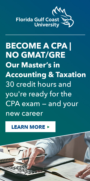 Master's Degree in Accounting & Taxation