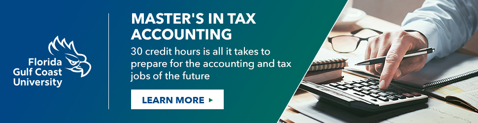 Master's
                     Degree in Accounting & Taxation