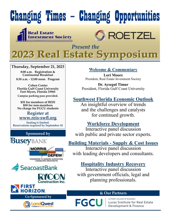 REIS - 2023 Real Estate Symposium