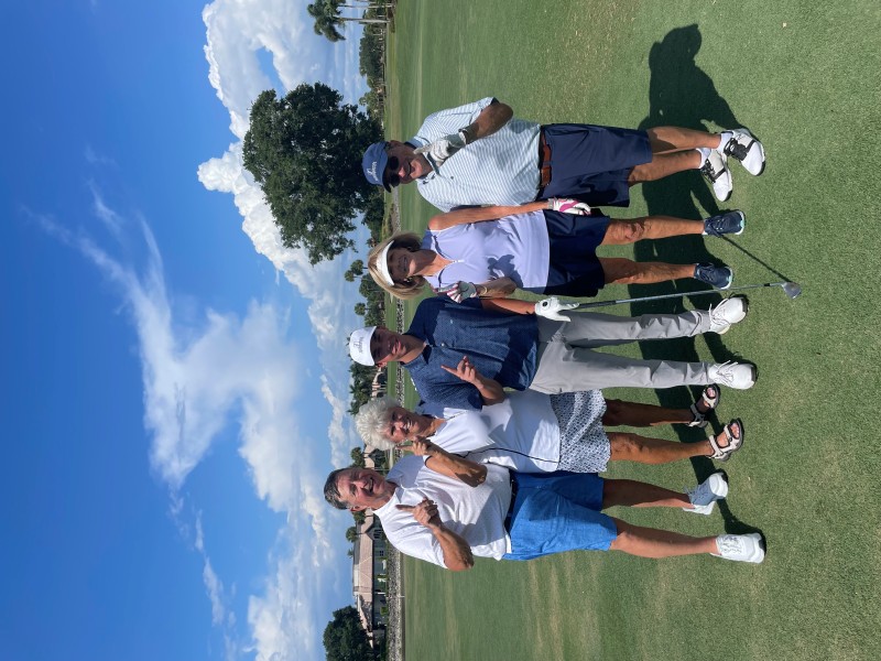 Eagles Fore FGCU golf group on the course