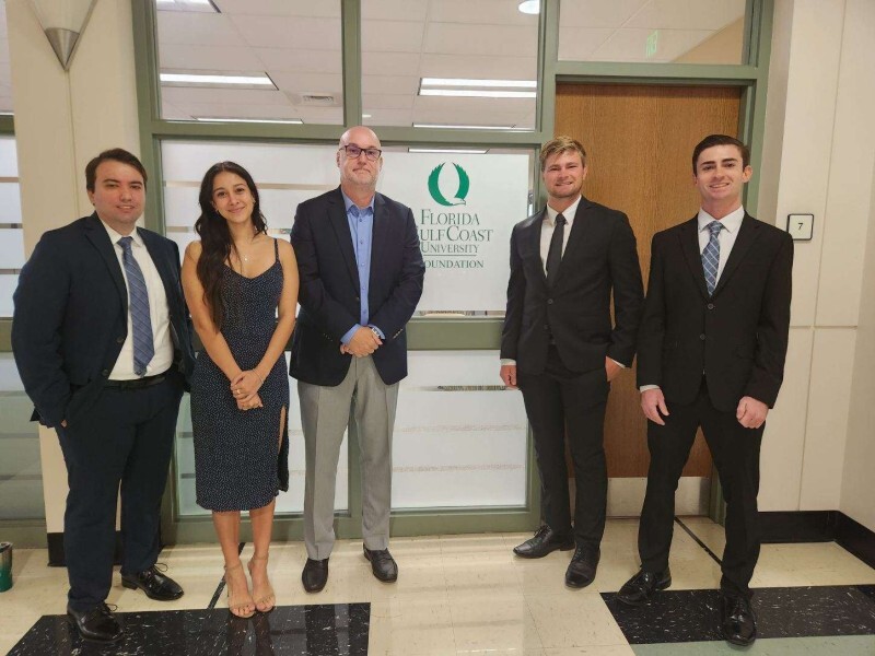 Eagle Fund students present 2022 investment results to the FGCU Foundation