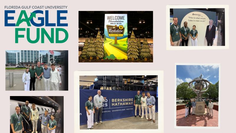 Another exciting day for FGCU Eagle Fund students in Omaha!   They began by immersing themselves in the exhibits at the CHI convention center, showcasing various Berkshire Hathaway operating companies. The day continued with a thought-provoking Value Investing conference hosted at Creighton University. To end the day, the students enjoyed some pizza and ice cream, eagerly anticipating tomorrows presentation from the “Oracle of Omaha” himself, Warren Buffett. 