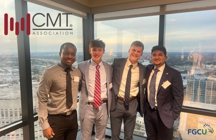 FGCU students attend Chartered Market Technician (CMT) conference in Tampa, FL.