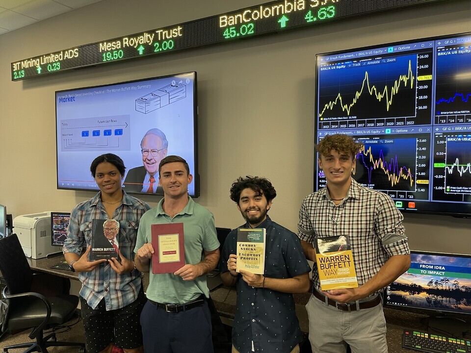 It was Warren Buffett Week at FGCU's Eagle Fund class