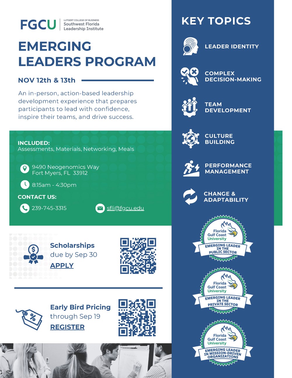 Emerging Leaders Program (November 12-13, 2025)