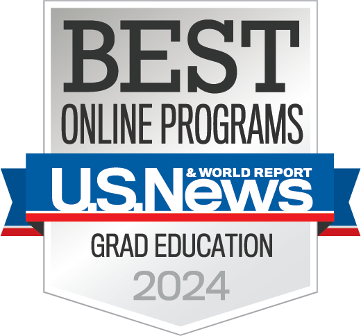 Among Best Online Master's in Education Programs by U.S. News & World Report