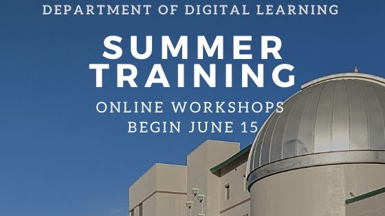 Summer 2020 Training and Professional Development