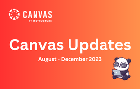 Canvas Updates for Fall 2023