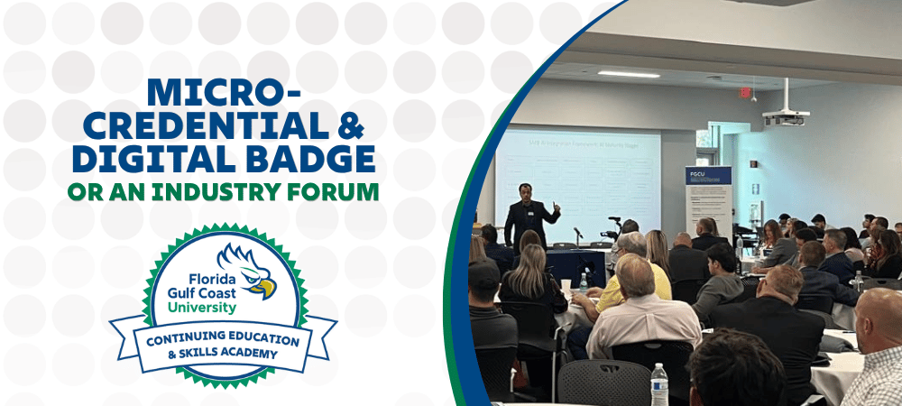 microcredential or industry forum