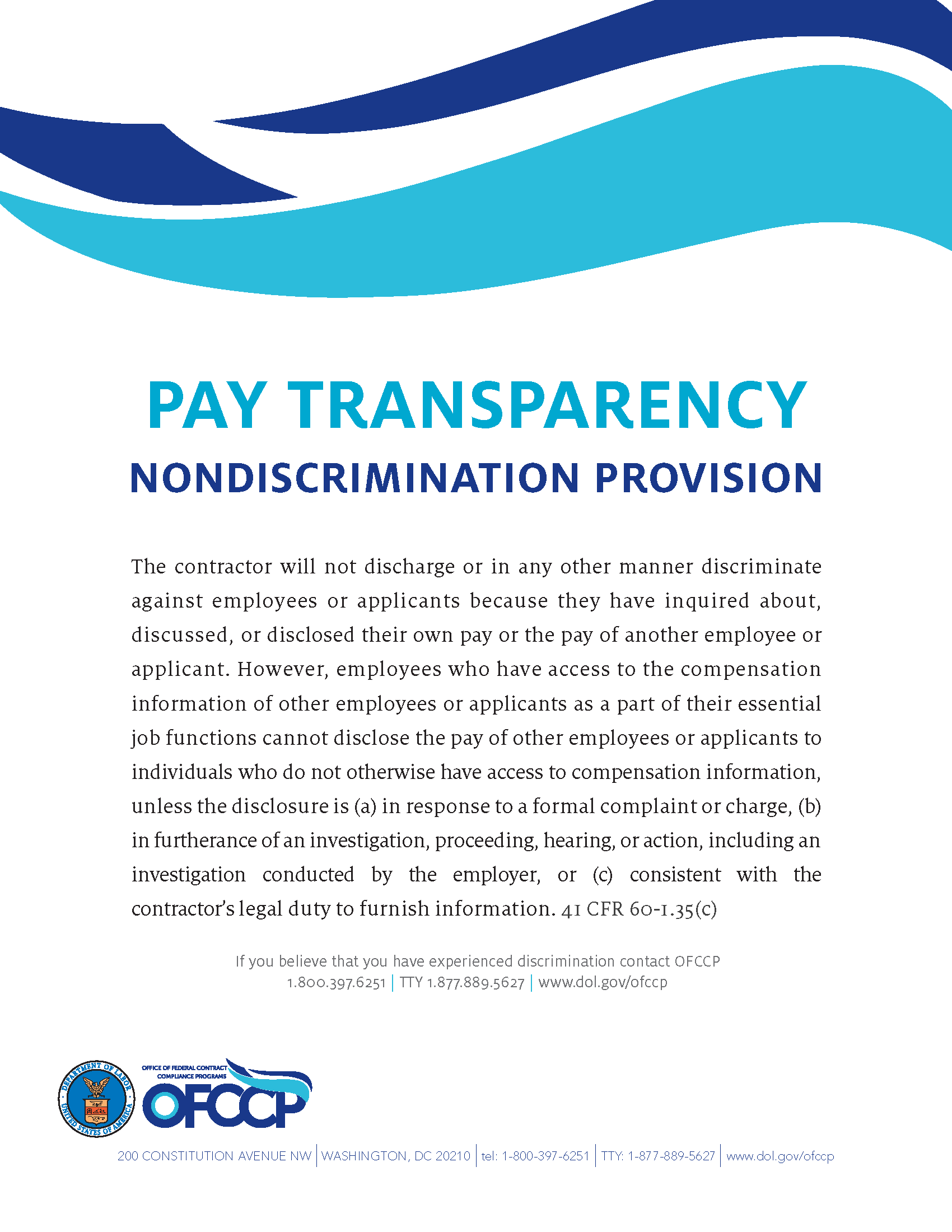 Pay Transparency flier