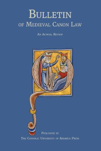 Bulletin of Medieval Canon Law Journal