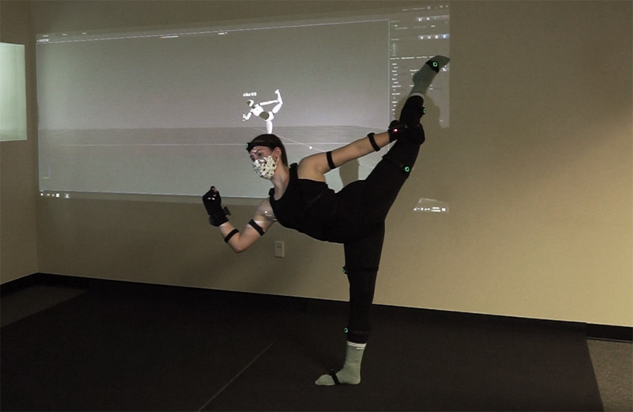Picture of Noitom Perception Neuron In Use